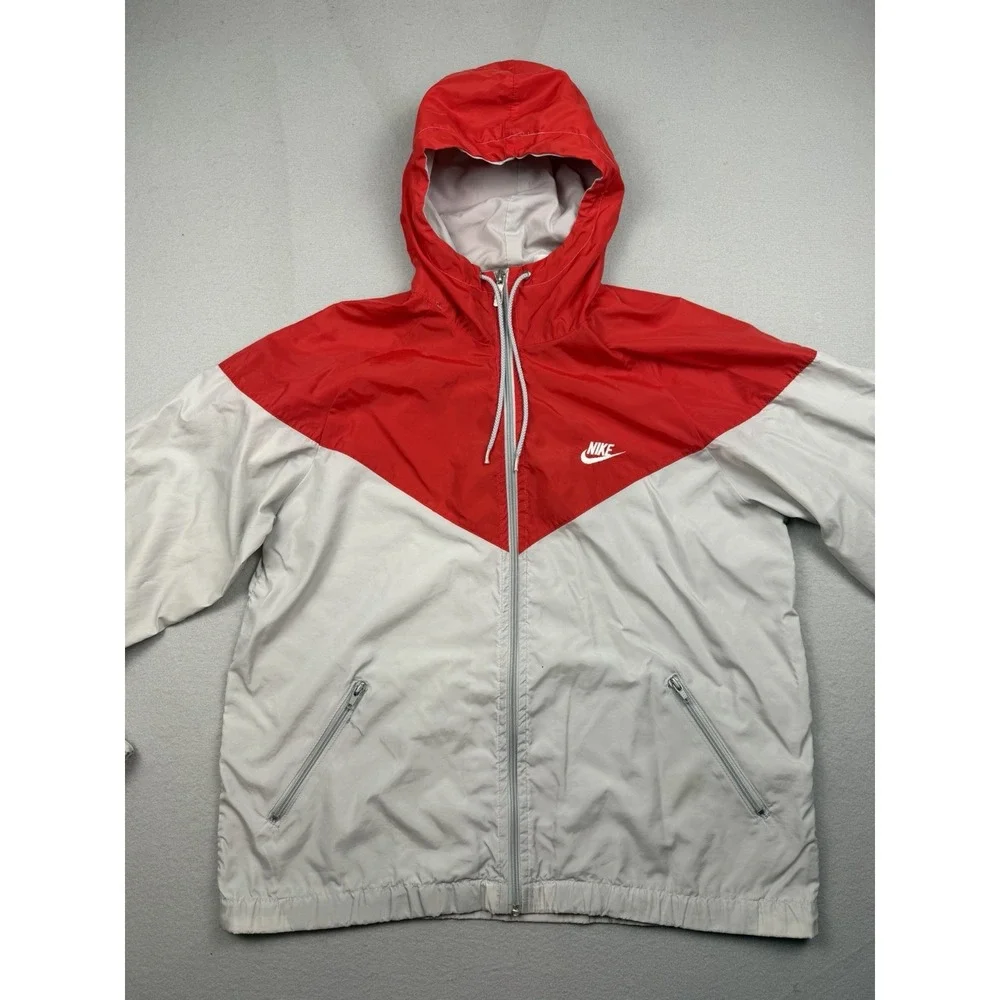 Nike Mens Windrunner Jacket Colorblock Vintage Embroidered Logo 90s Large